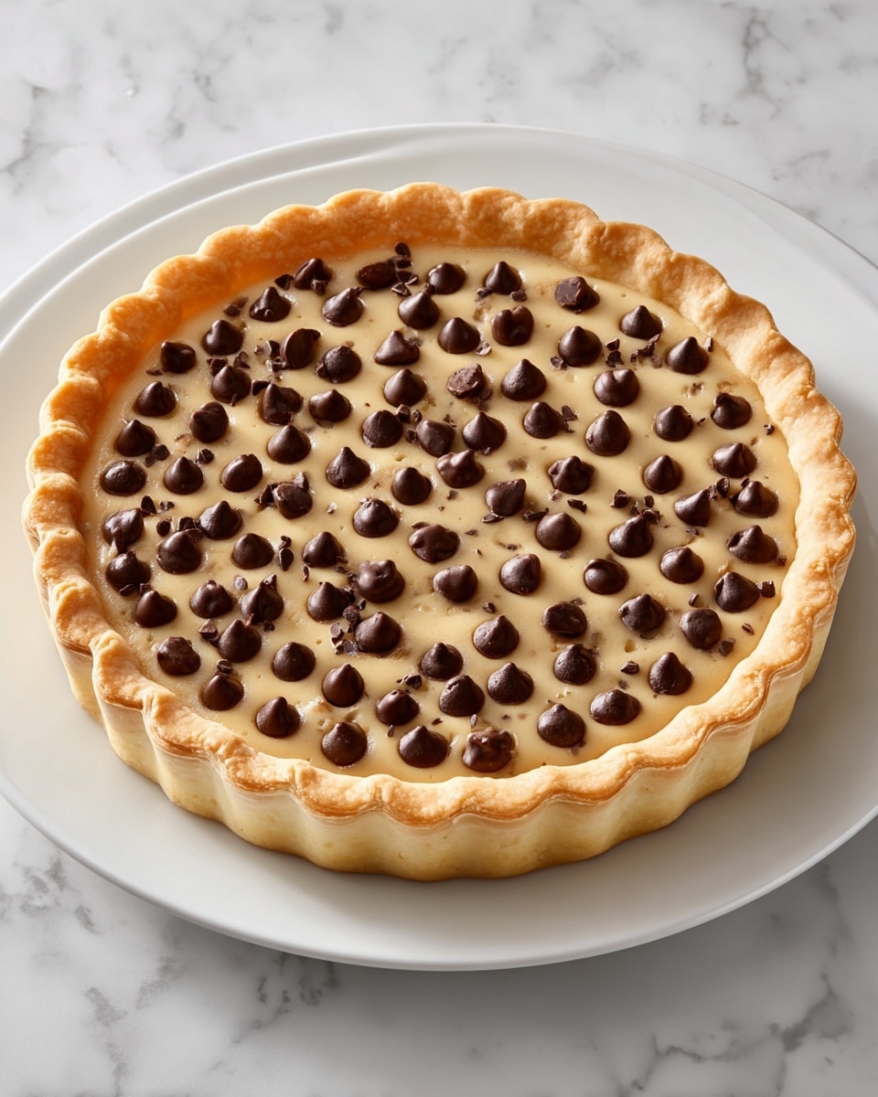 Chocolate Chip Cookie Pie Recipe - Recipe Image