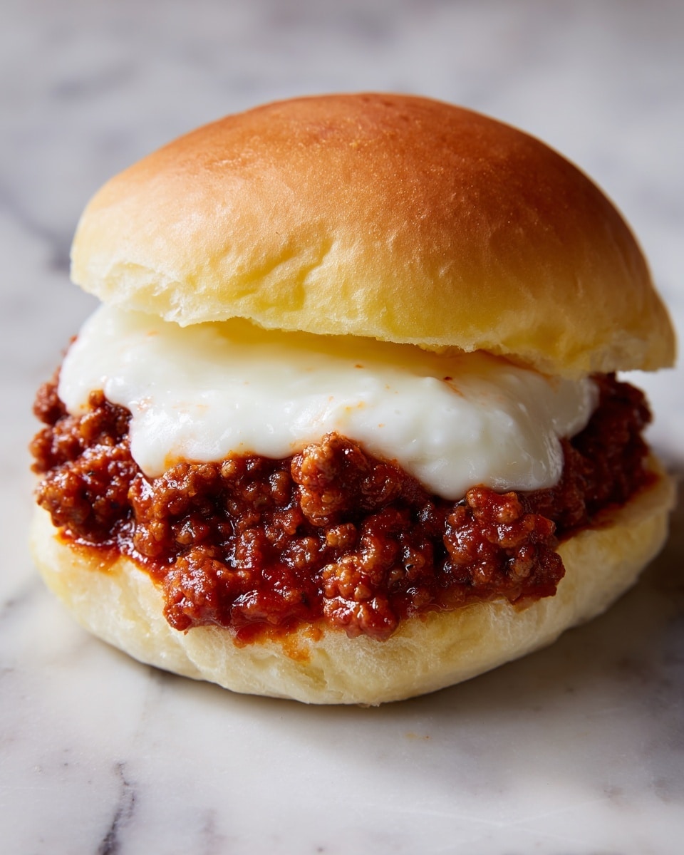 Chicken Parmesan Sloppy Joes Recipe - Recipe Image