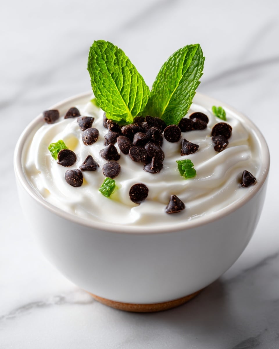 Mint Chocolate Chip Cheesecake Dip Recipe - Recipe Image