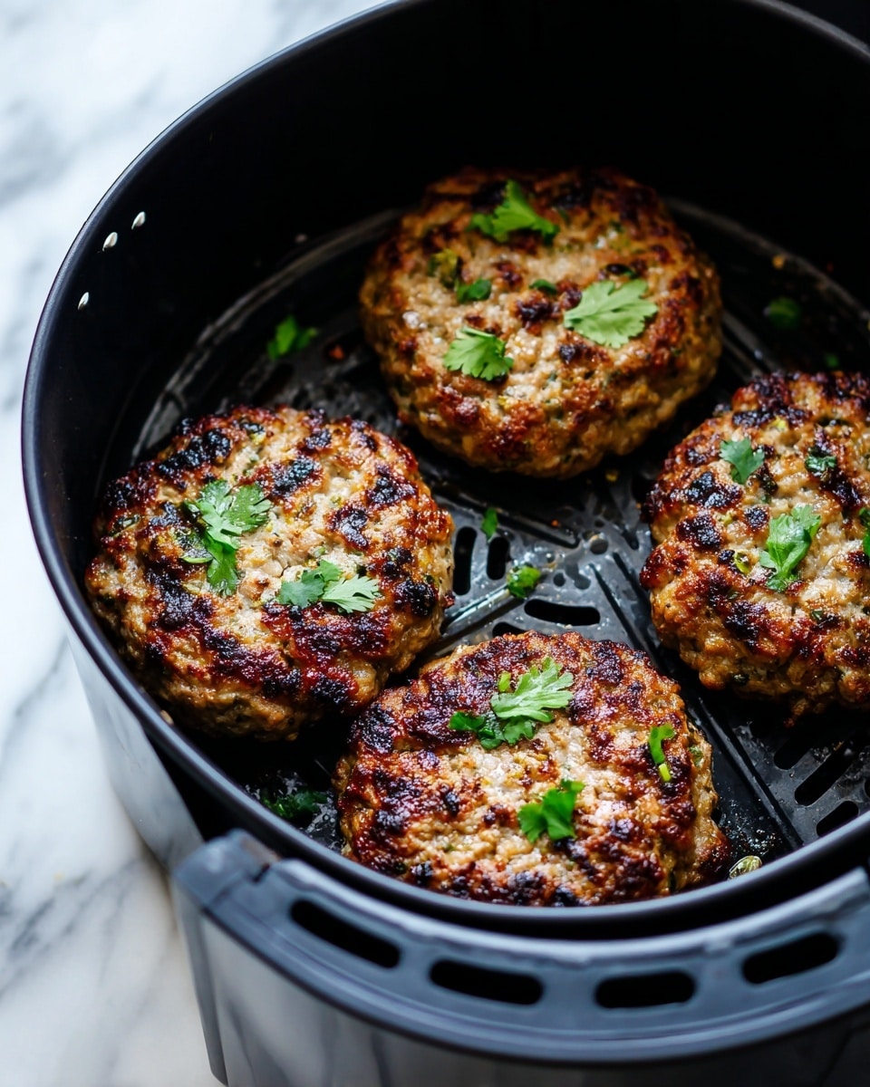 Air Fryer Burgers Recipe - Recipe Image
