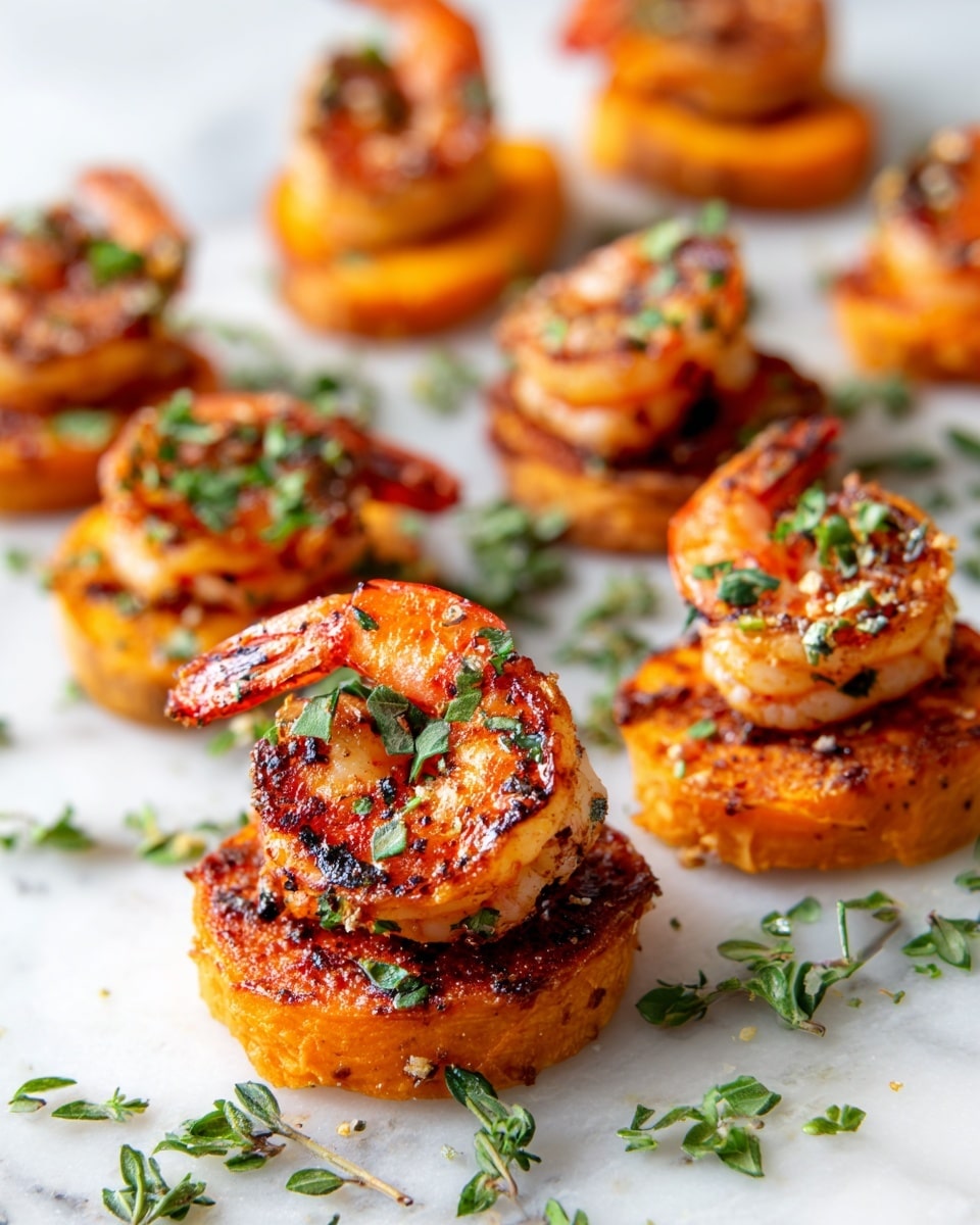Cajun Shrimp Sweet Potato Bites Recipe - Recipe Image