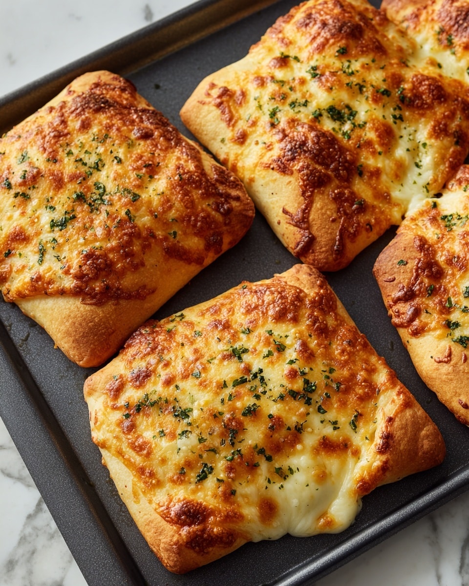 Heavenly Baked Chicken Alfredo Calzones Recipe - Recipe Image
