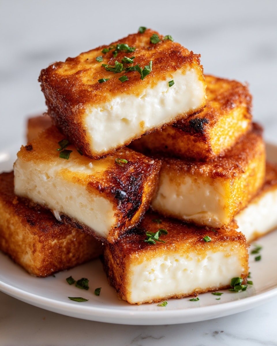 Crispy Air-Fried Halloumi Recipe - Recipe Image