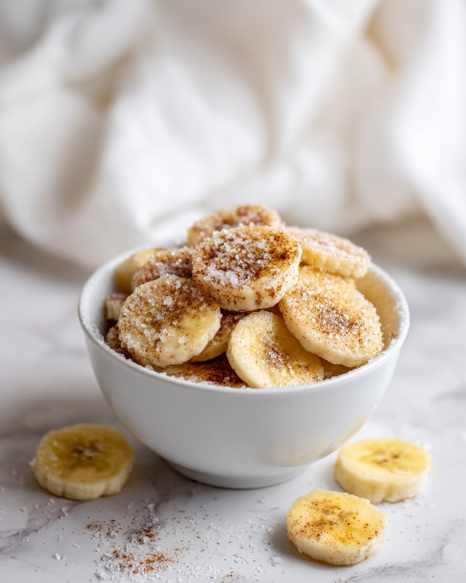 Cinnamon-Sugar Air Fryer Banana Chips Recipe - Recipe Image