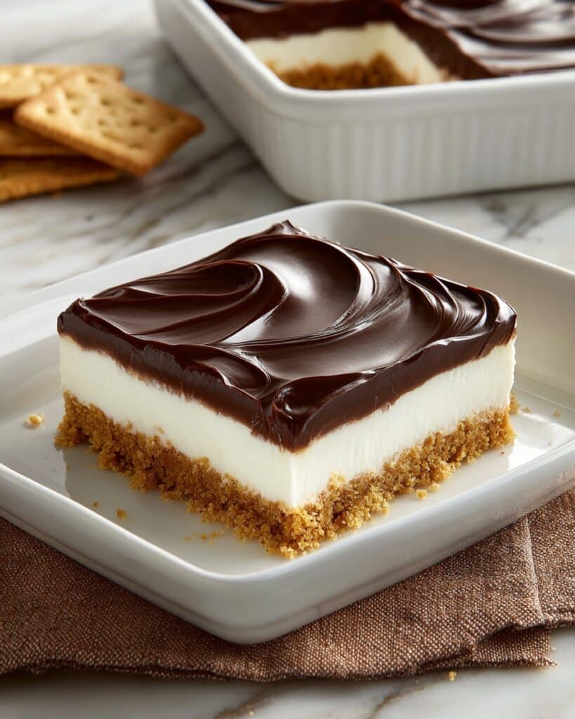 Eclair Cake with Chocolate Ganache Recipe