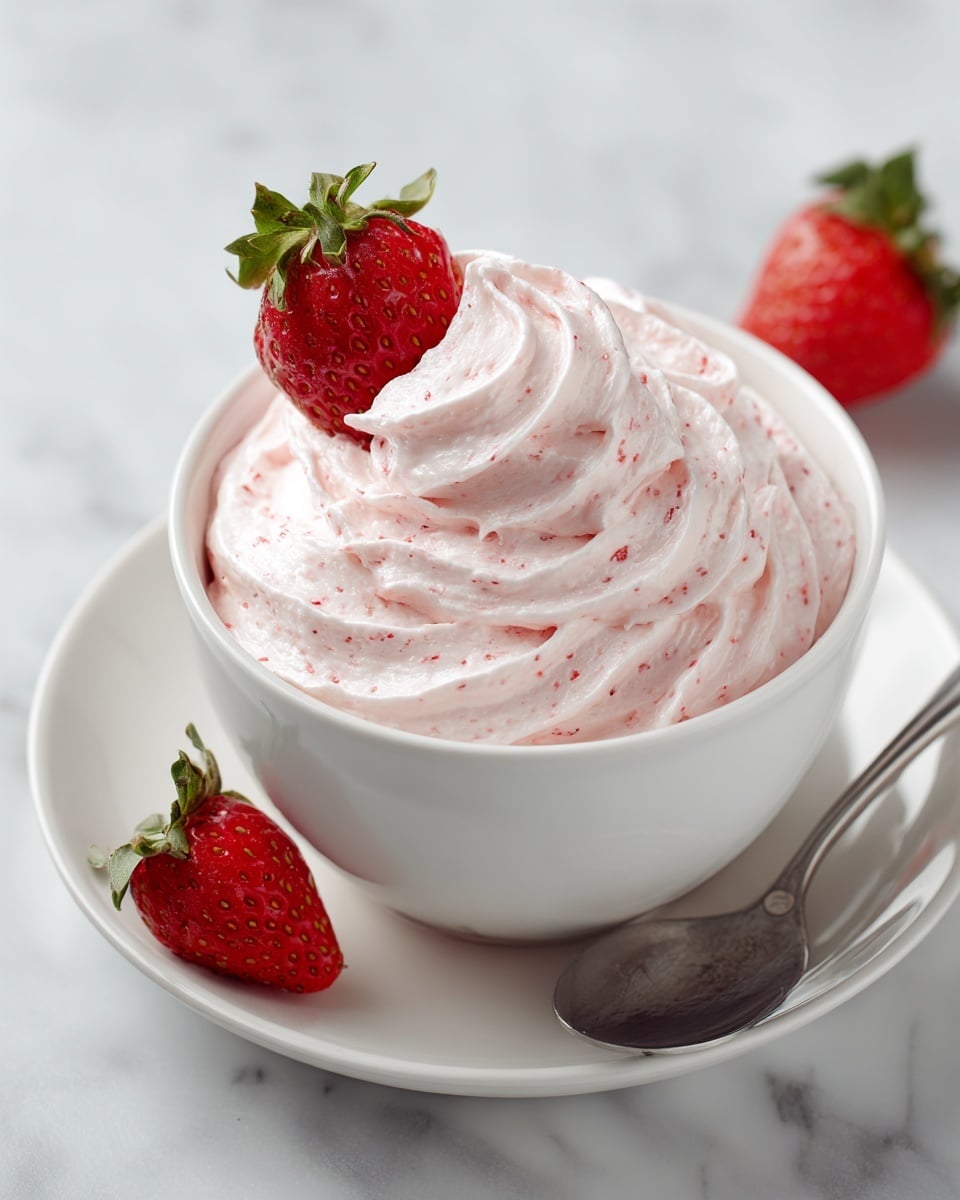 Strawberry Mousse Recipe - Light, Whipped, and Delicious! Recipe - Recipe Image