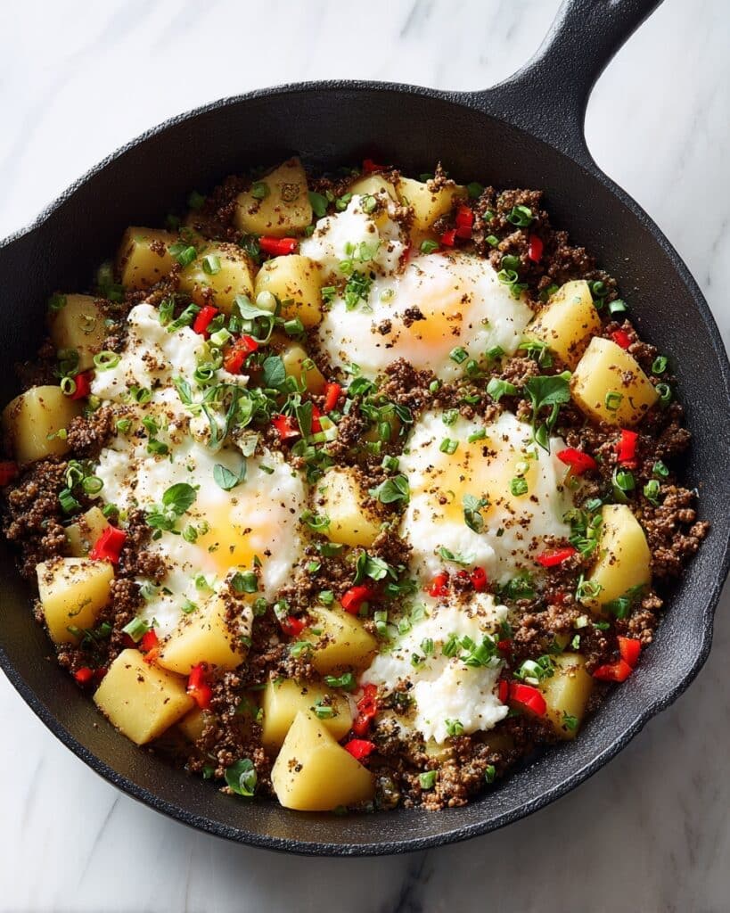 Mexican Ground Beef and Potato Skillet Recipe