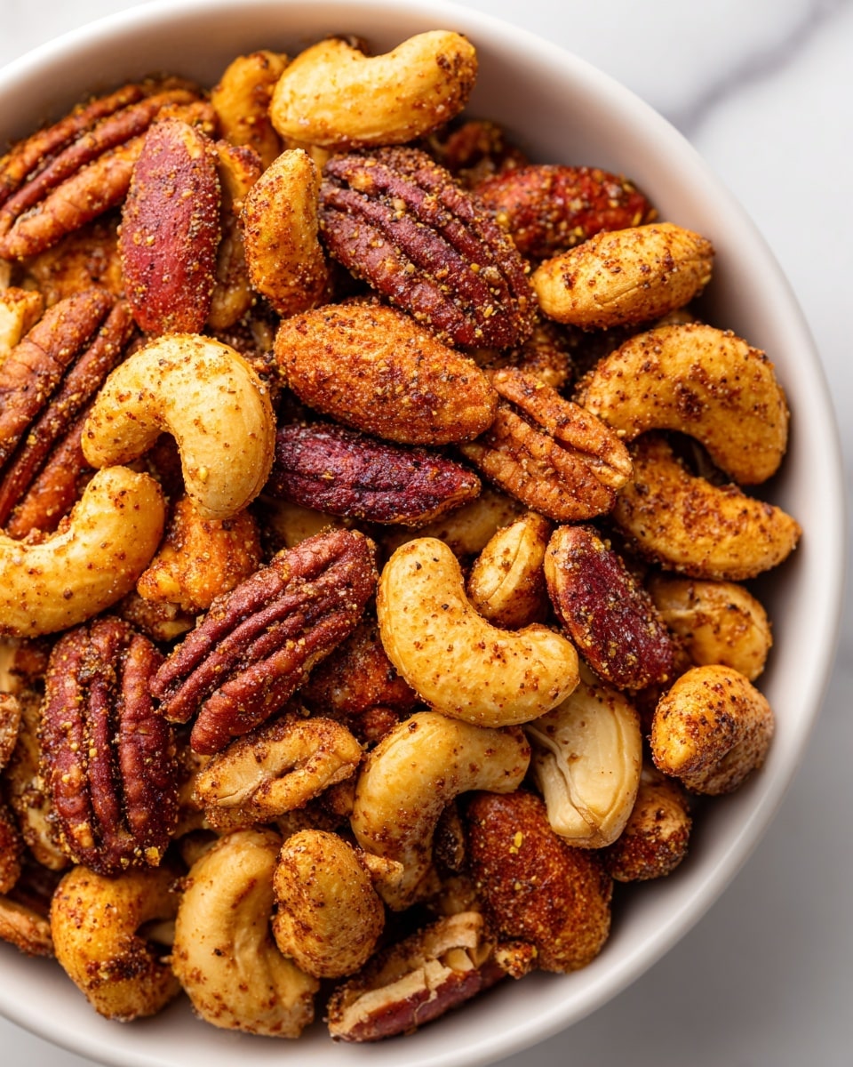 Roasted Spiced Mixed Nuts Recipe - Recipe Image