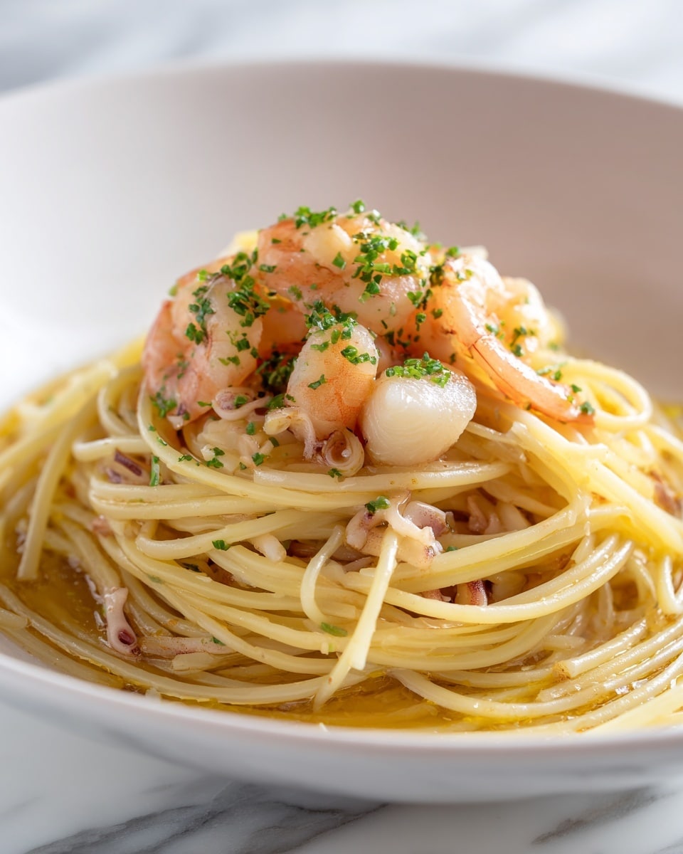 Seafood Pasta with Shrimp & Crab Recipe - Recipe Image