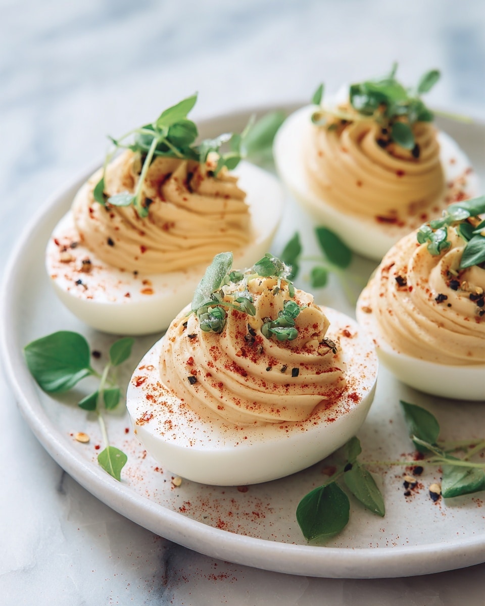 Turkish Deviled Eggs Recipe - Recipe Image