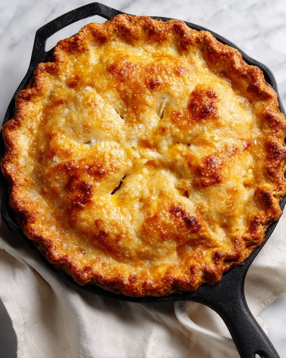 Peach Cobbler with Vanilla Ice Cream Recipe - Recipe Image