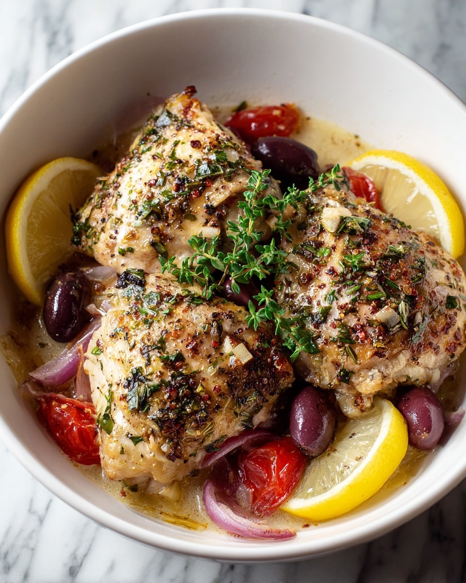 Slow Cooker Greek Chicken Recipe - Recipe Image