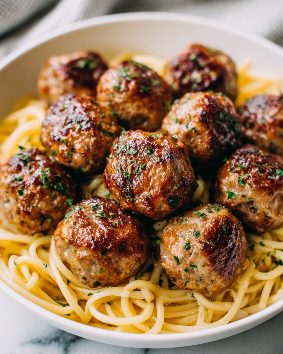 Garlic Butter Chicken Bites with Creamy Parmesan Pasta Recipe - Recipe Image