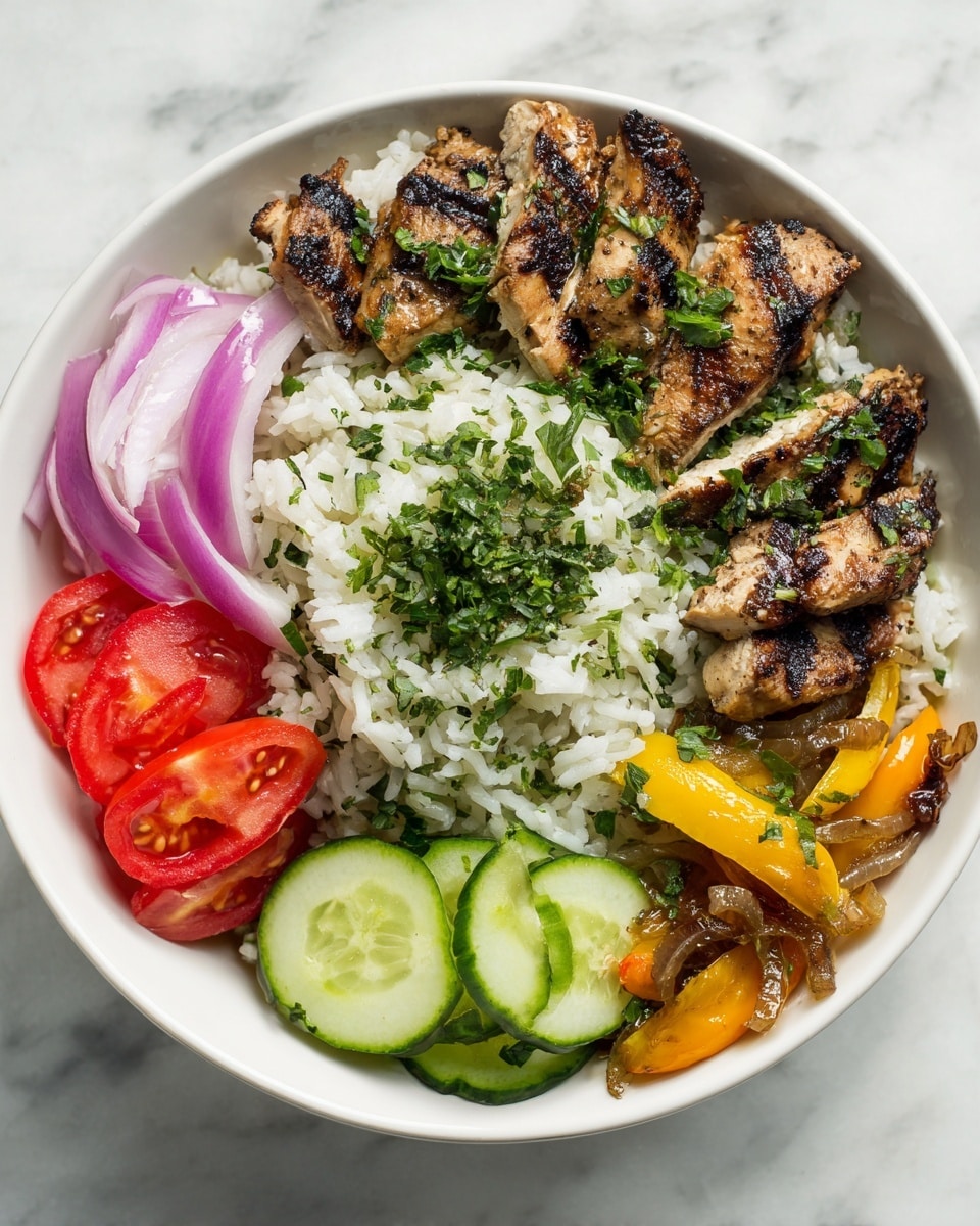 Chicken Tzatziki Rice Bowls Recipe - Recipe Image