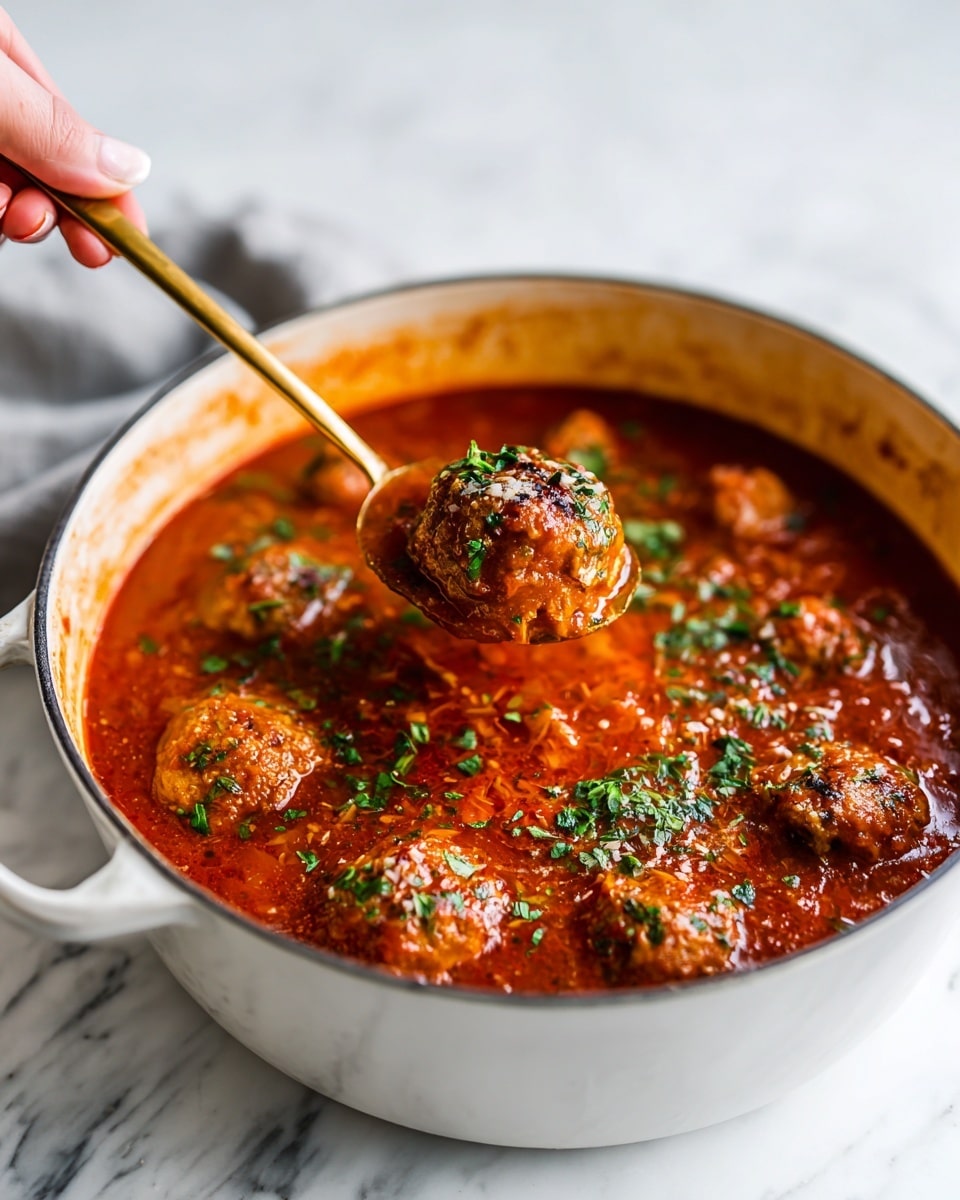 Italian Meatball Soup Recipe - Recipe Image