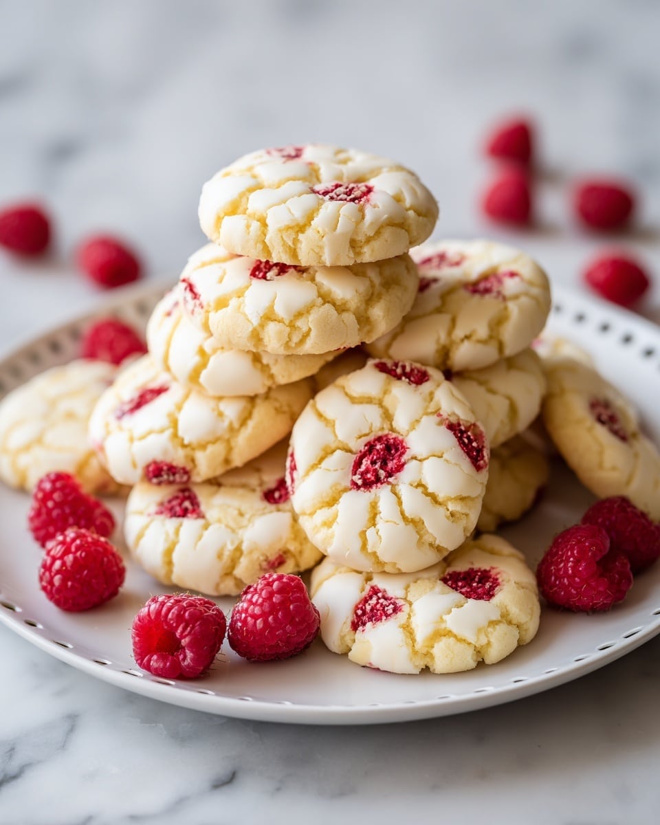 Raspberry Cheesecake Cookies Recipe - Recipe Image