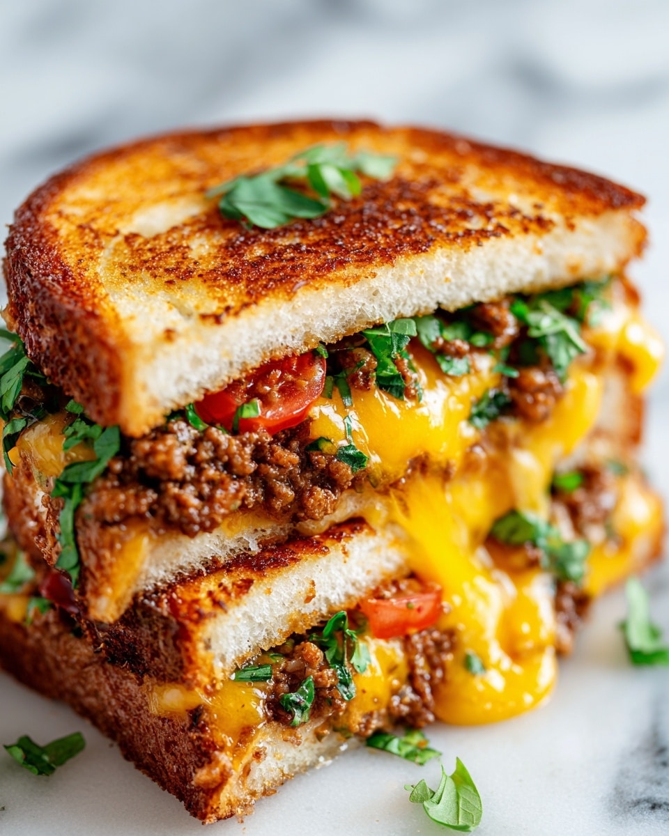 Taco Grilled Cheese Sandwich Recipe - Recipe Image