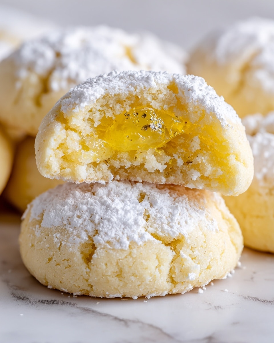 Stuffed Lemon Cookies Recipe - Recipe Image