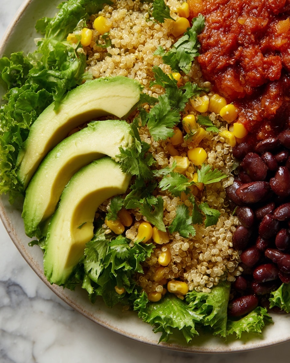 Vegetarian Quinoa Burrito Bowls Recipe - Recipe Image