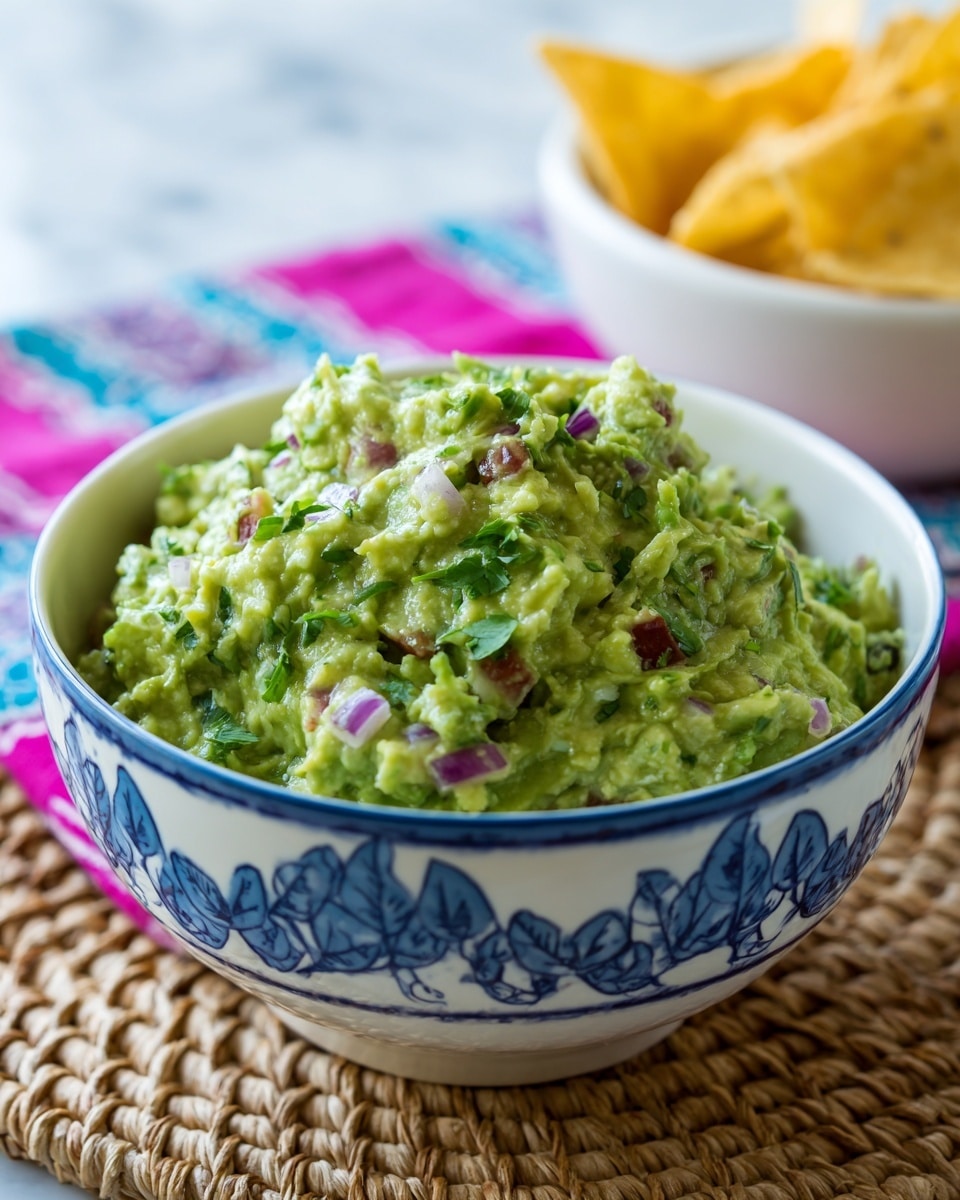 Fresh Homemade Guacamole Recipe - Recipe Image