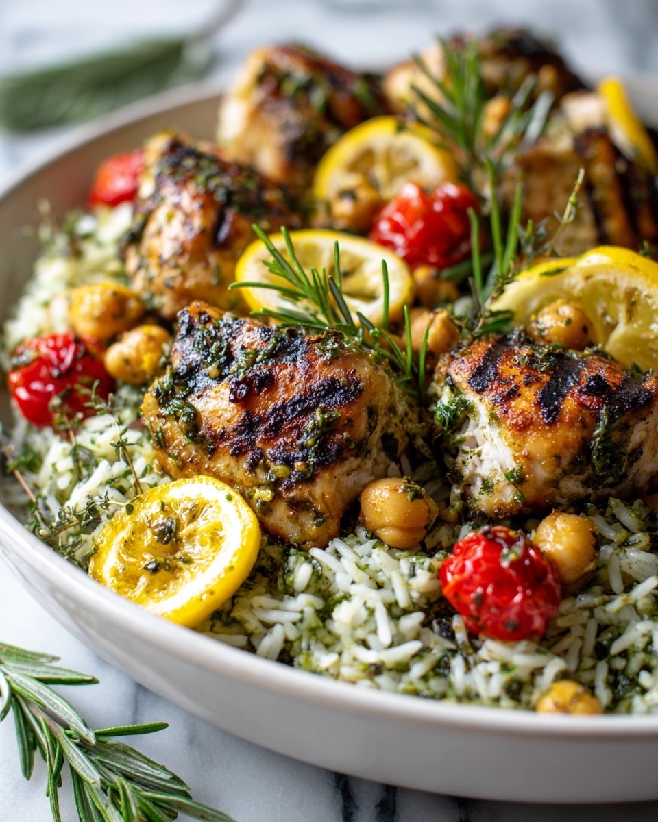 Greek Chicken and Lemon Rice Recipe - Recipe Image