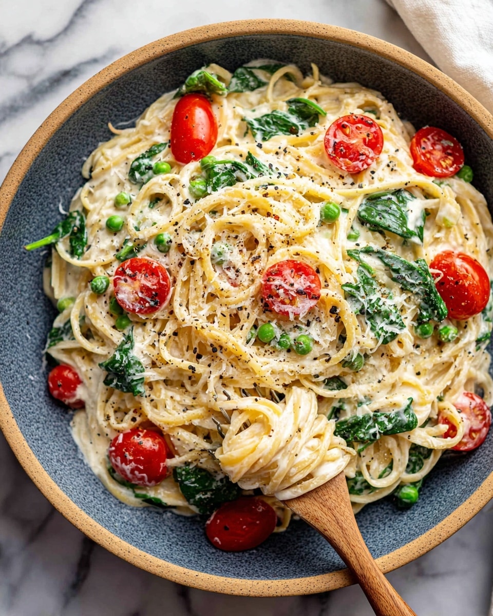 White Sauce Spaghetti Recipe - Recipe Image