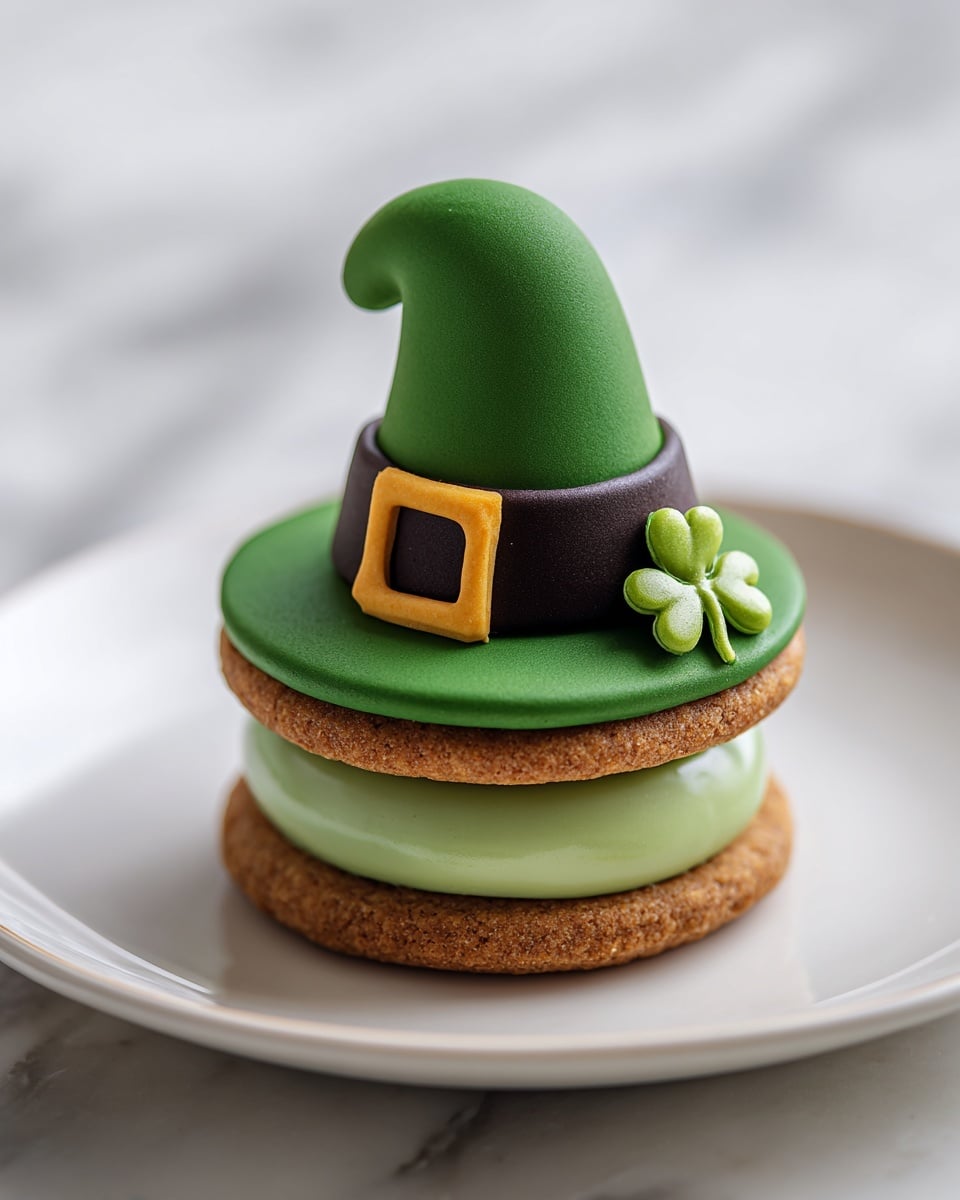 St. Patrick's Day Leprechaun Hat Cookies Recipe - Recipe Image