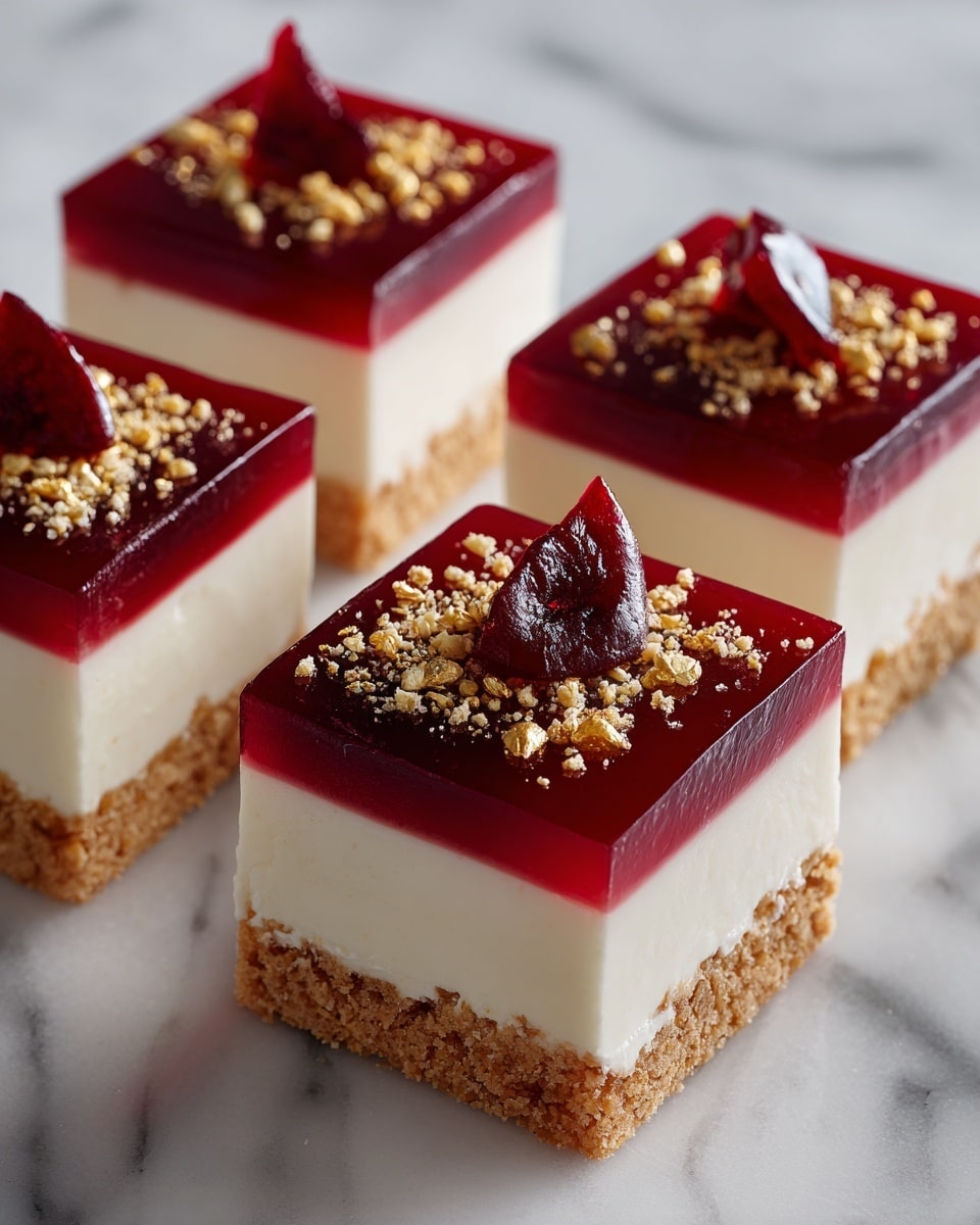 Rhubarb Cheesecake Squares Recipe - Recipe Image