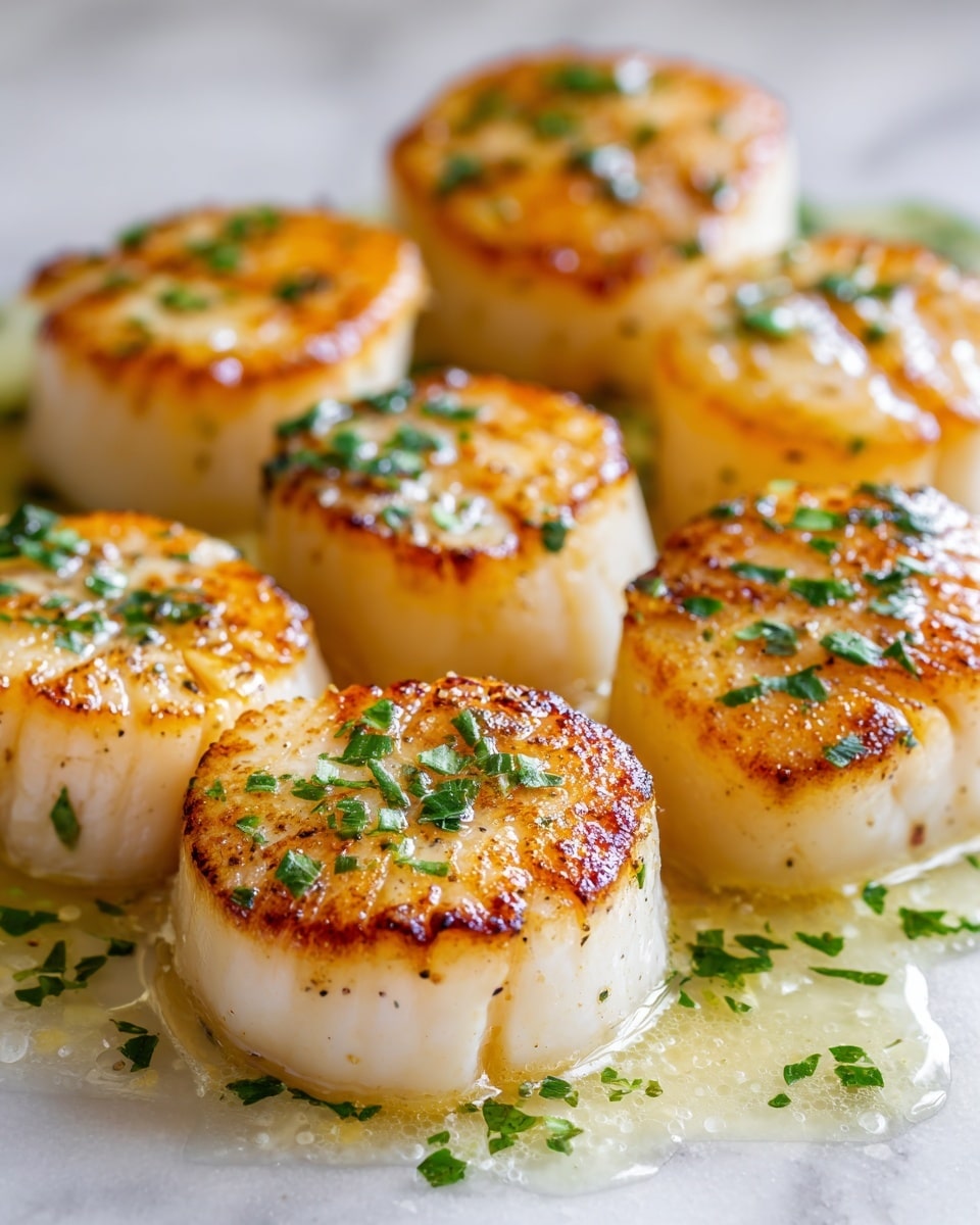 Lemon Garlic Seared Scallops Recipe - Recipe Image