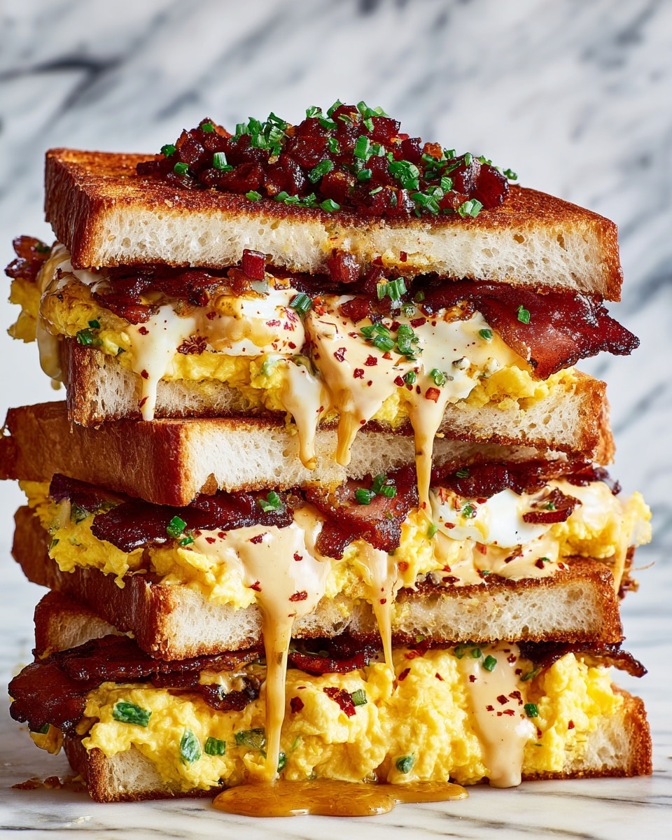 Spicy Chipotle Egg Breakfast Sandwiches Recipe - Recipe Image