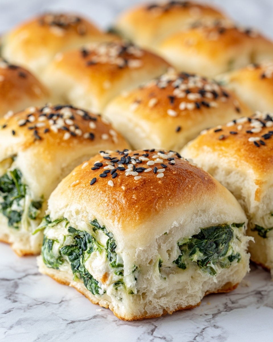 Spinach Dip Rolls Recipe - Recipe Image