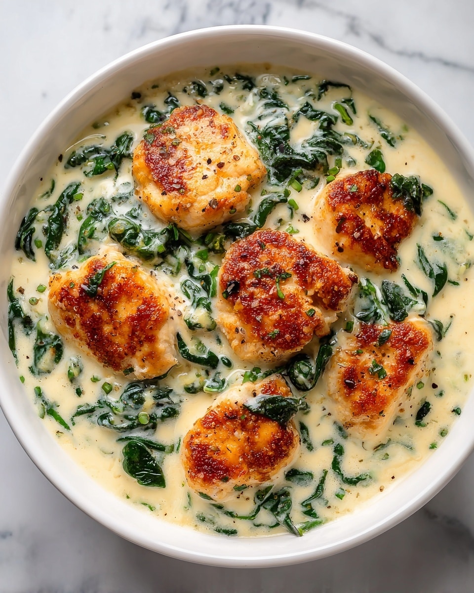 Creamy Chicken Florentine Recipe - Recipe Image