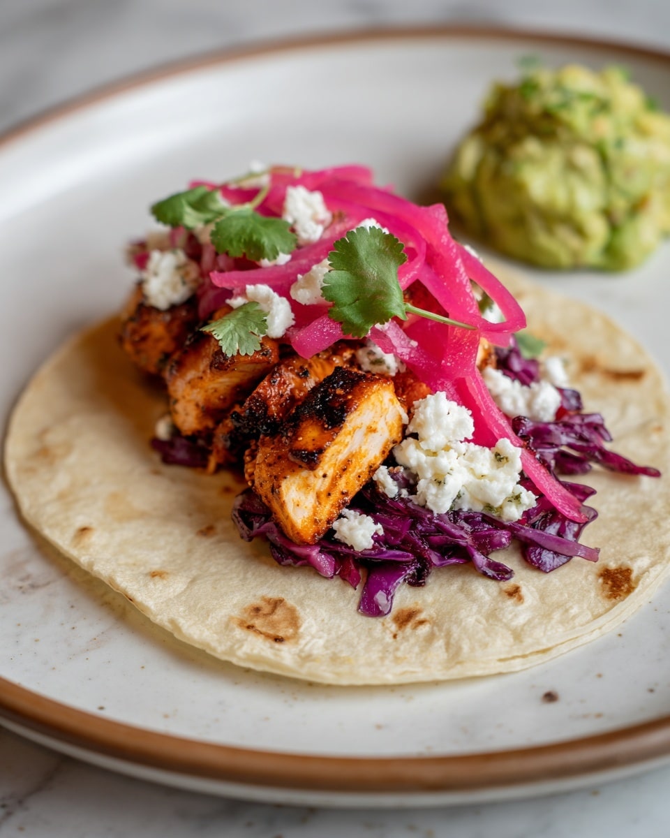 Bronzed Fish Tacos with Cabbage Slaw and Lime Crema Recipe - Recipe Image