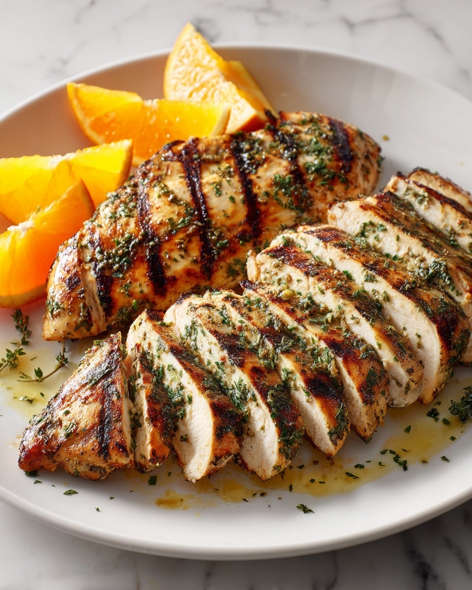 Grilled Orange Honey Chicken Recipe - Recipe Image