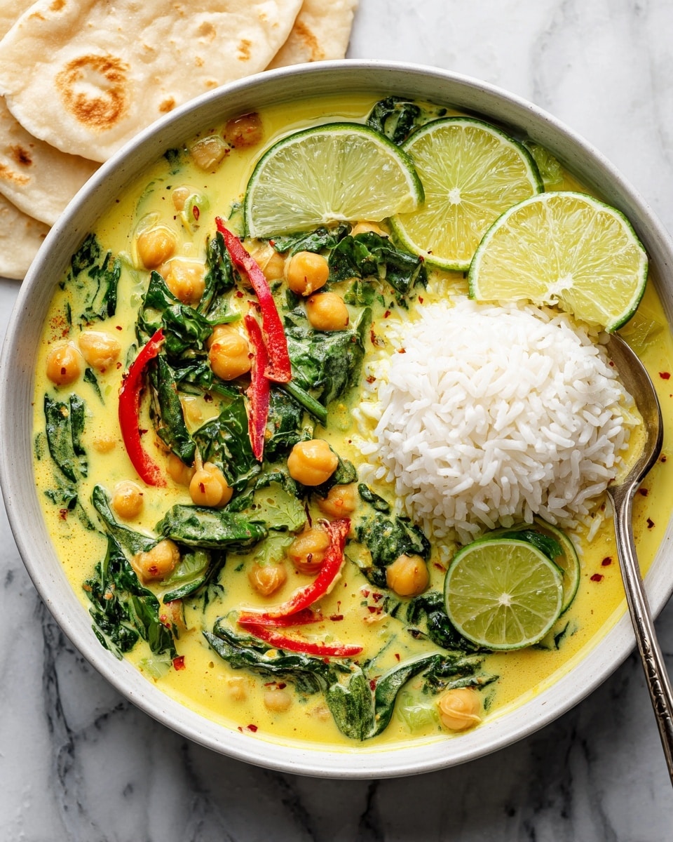 Creamy Coconut Curry with Vegetables and Tofu Recipe - Recipe Image