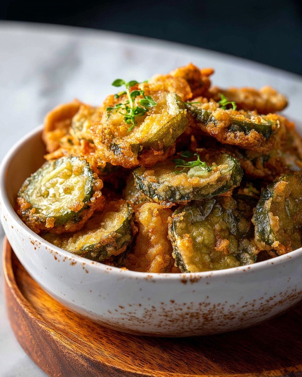 Cheesy Stuffed Fried Pickles Recipe - Recipe Image