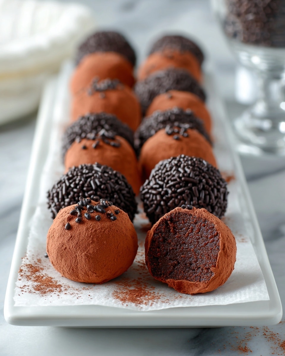Easy Brownie Truffles Recipe - Recipe Image