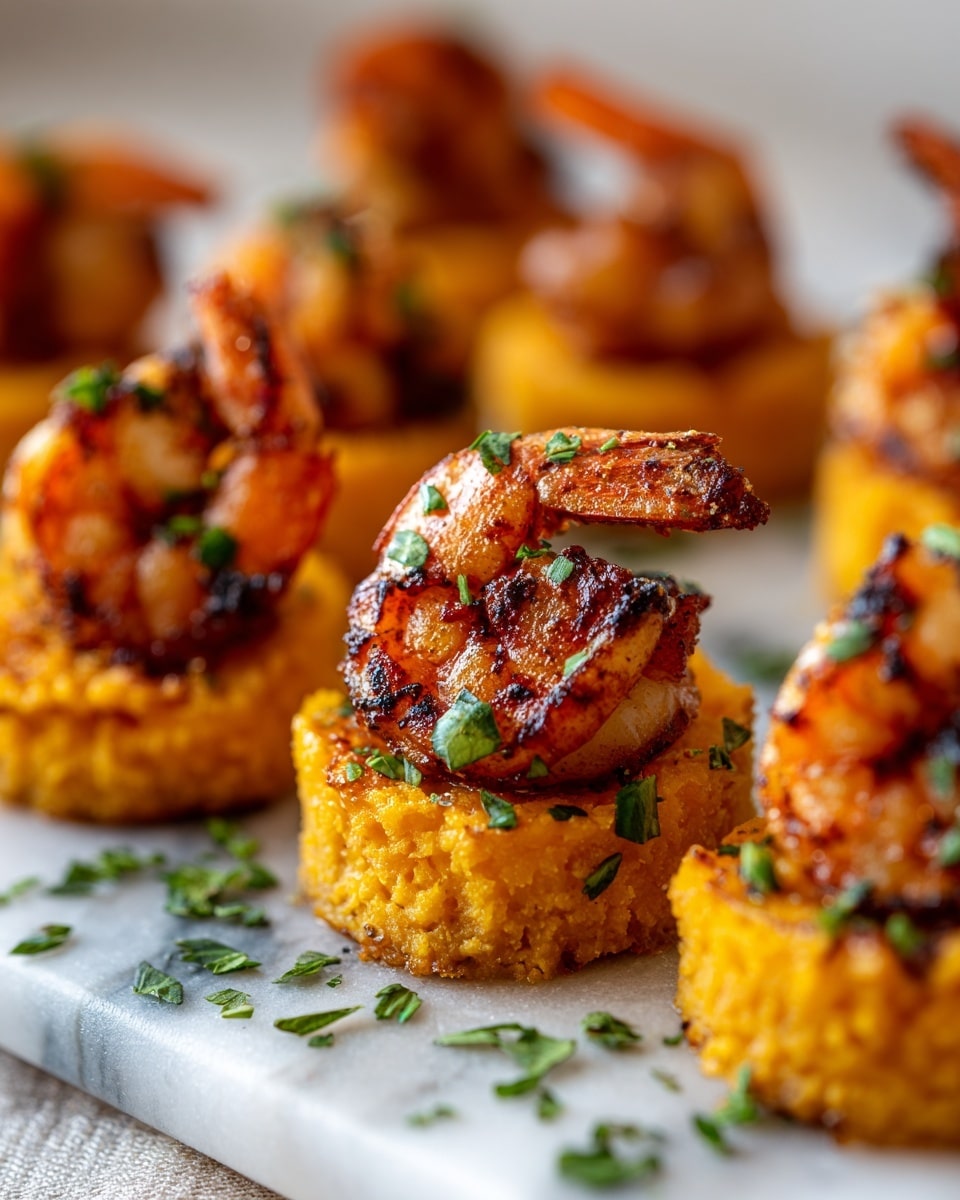 Cajun Shrimp Sweet Potato Bites Recipe - Recipe Image
