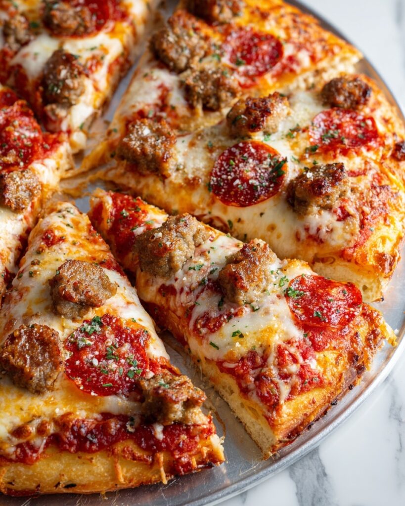 Meat Lovers Pizza Casserole Recipe