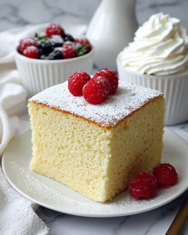 Hot Milk Cake Recipe