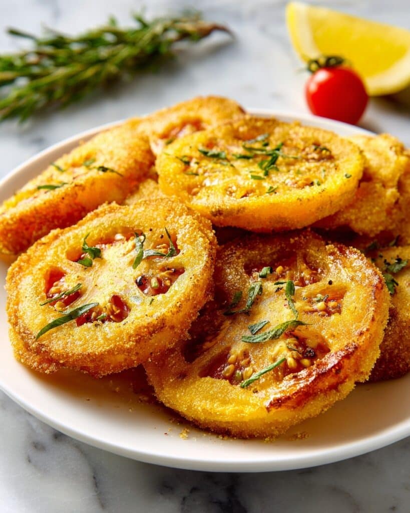 Fried Red Tomatoes Recipe