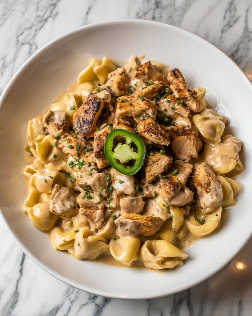 Creamy Jalapeño Popper Chicken Spaghetti Recipe