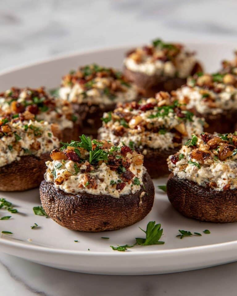 Best Christmas Stuffed Mushrooms Recipe