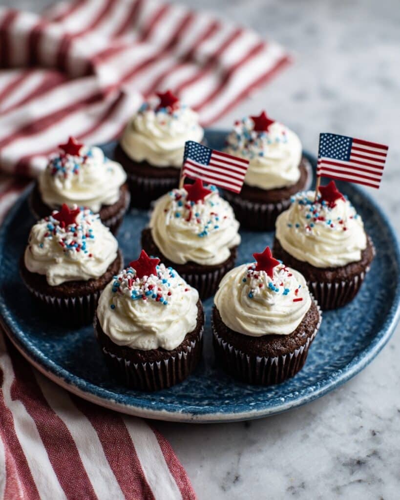 Patriotic Brownie Bombs Recipe