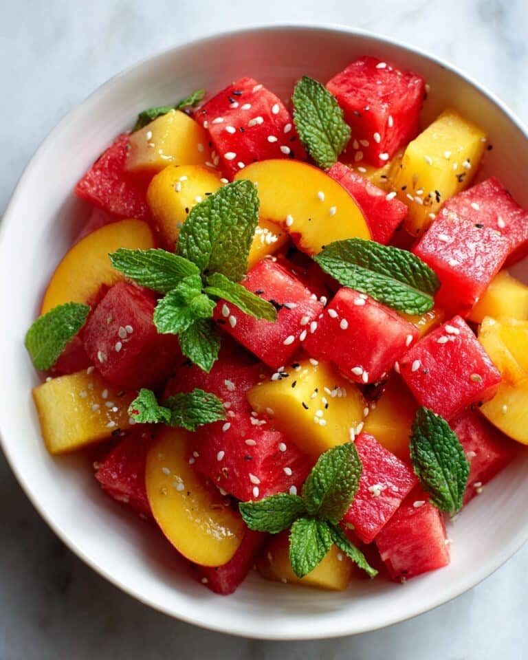 Peach Watermelon Salad: An Amazing Ultimate Recipe