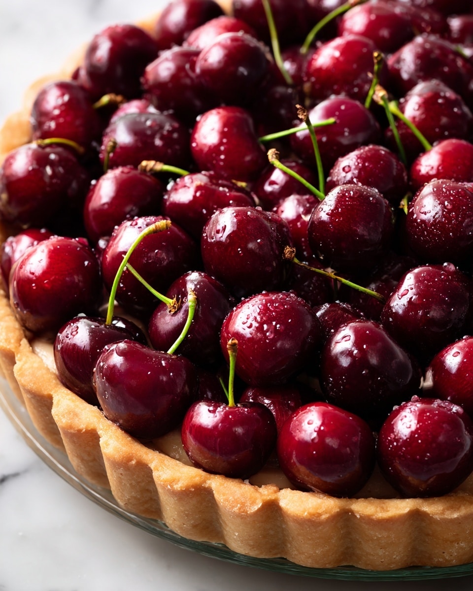 Sour Cherry Frangipane Tart Recipe - Recipe Image