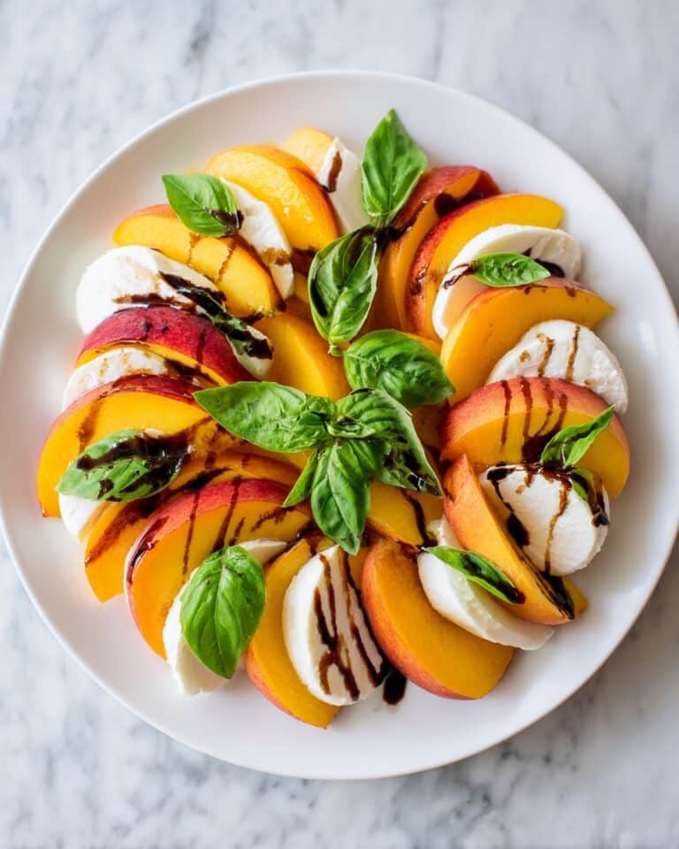 Peach Caprese Salad Recipe