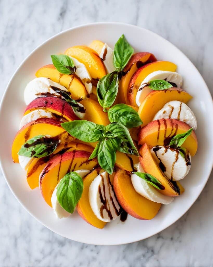 Peach Caprese Salad Recipe