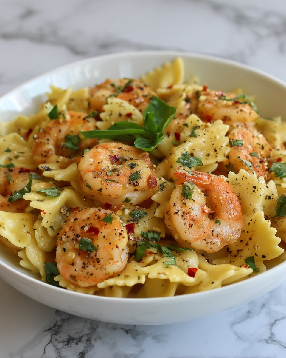 Creamy Jamaican Shrimp Pasta Recipe - Recipe Image