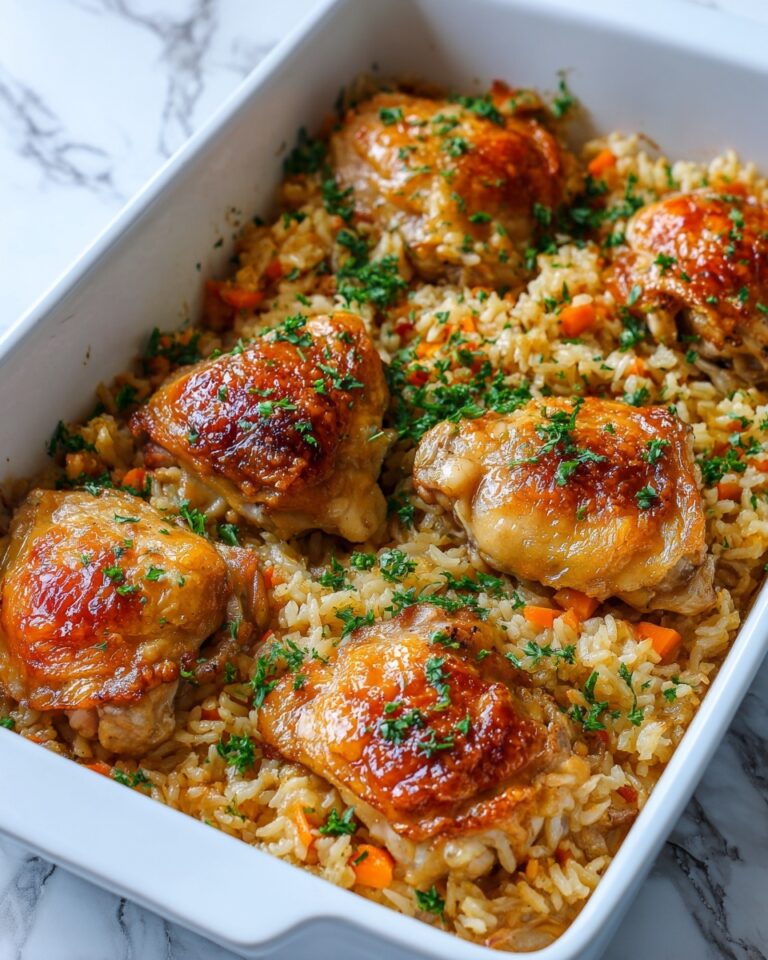 No Peek Chicken & Rice Casserole Recipe